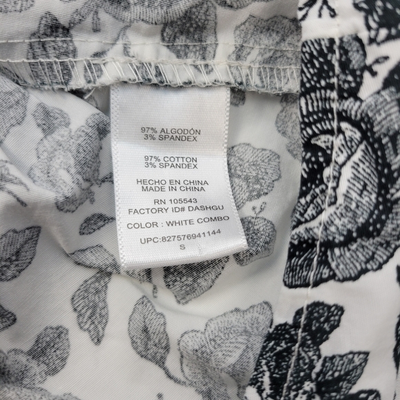 Thakoon For Design Nation Womens Blouse Size Small Button Up Floral Ruched - Picture 6 of 12